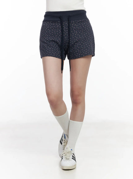 floral-print-banded-shorts-cm527