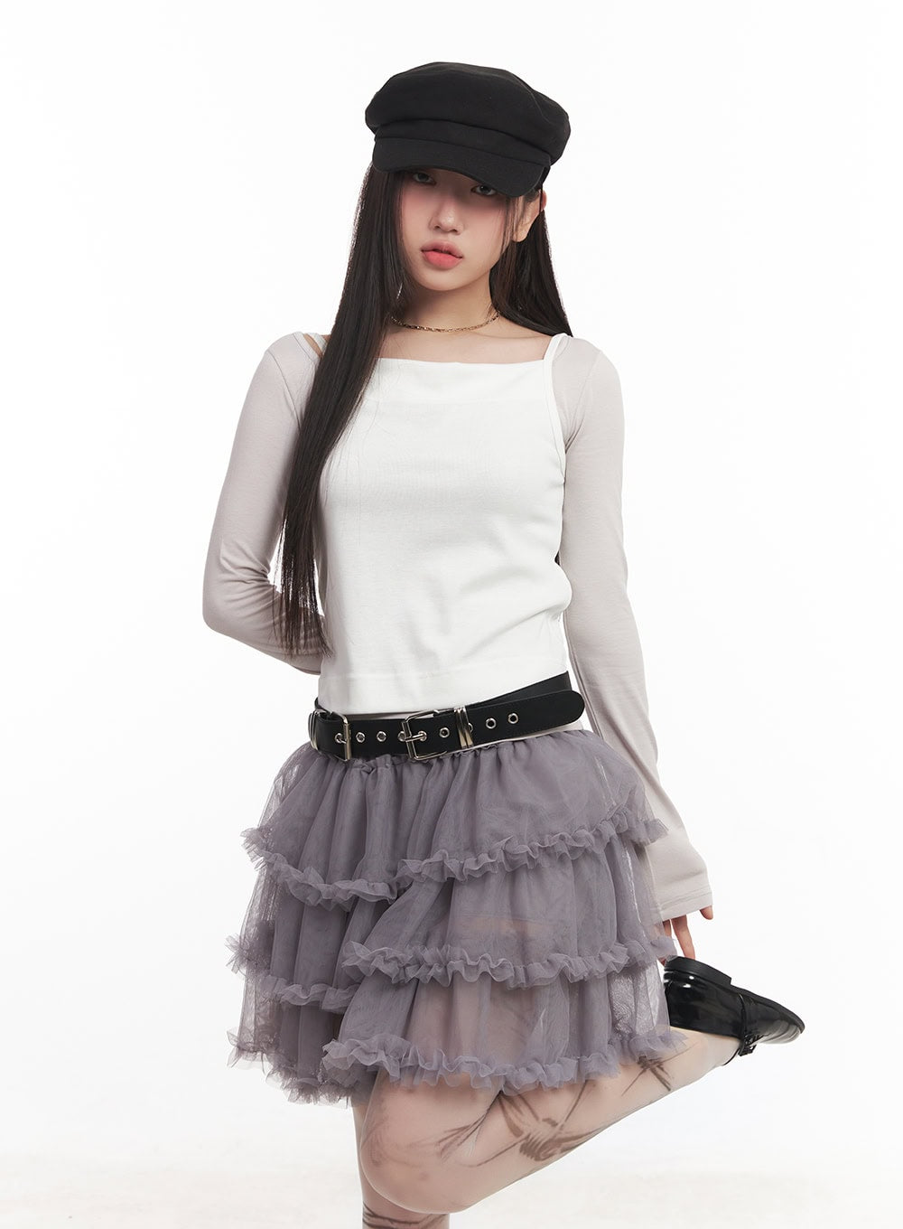 Sleeveless Boat Neck Crop Top CM528