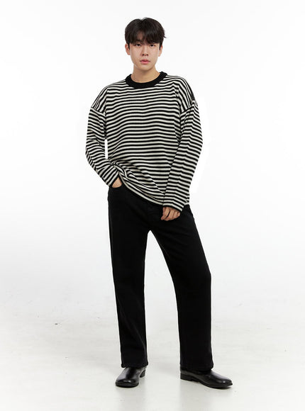 mens-acrylic-striped-long-sleeve-top-in422