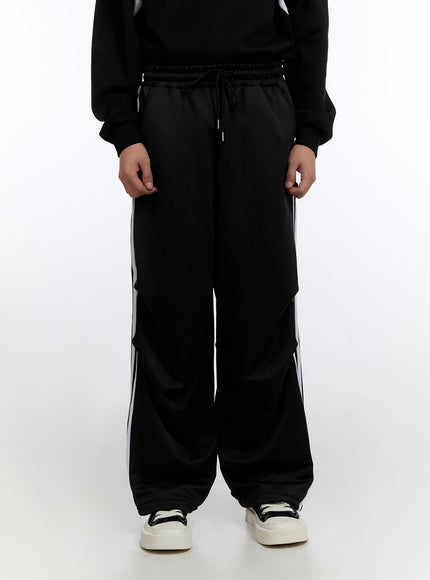 mens-loose-fit-athletic-pants-io428 / Black