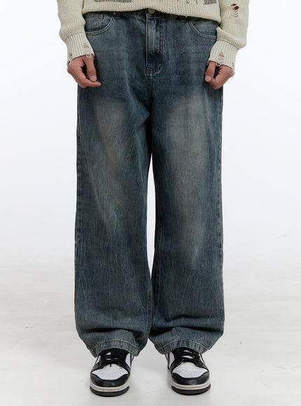 mens-loose-fit-jeans-blue-ig428 / Blue