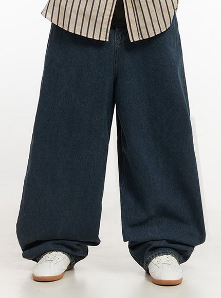 mens-oversized-baggy-jeans-dark-blue-if521 / Dark blue