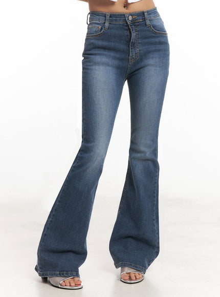 aster-skinny-bootcut-jeans-ia517 / Dark blue