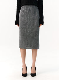 slim-midi-pencil-skirt-io320 / Dark gray