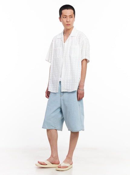 mens-wide-fit-jorts-iu512 / Ice blue