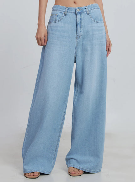 scarlett-washed-wide-leg-jeans-iu512 / Light blue