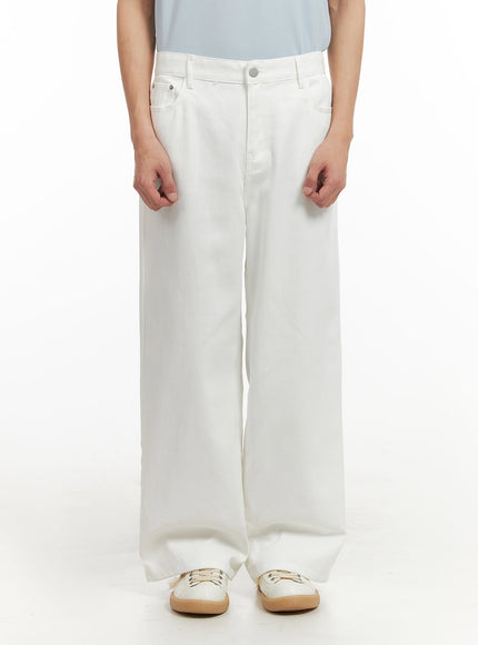 mens-straight-leg-trousers-iy410 / White