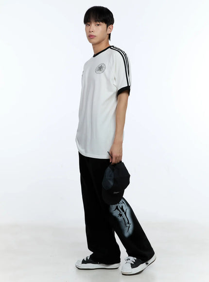 mens-minimalist-graphic-cotton-tee-ig515 / White