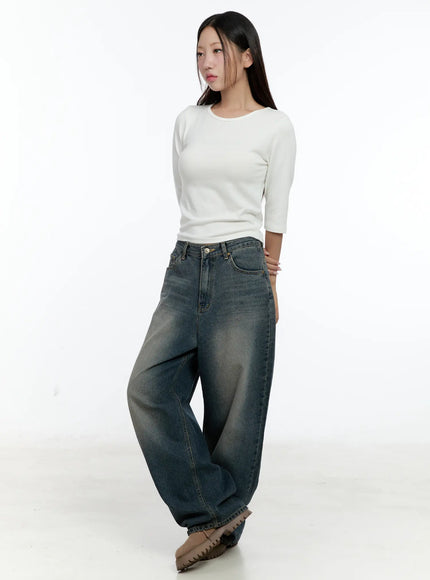 basic-3-4-sleeve-top-cs517