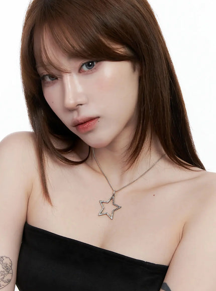 star-pendant-chain-necklace-ig528