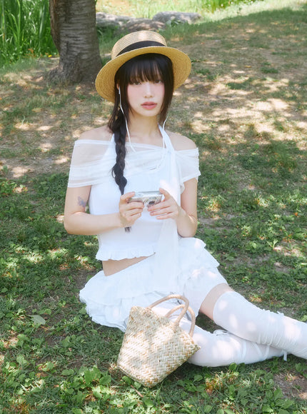 floral-embroidered-ruffle-mini-skirt-cl509