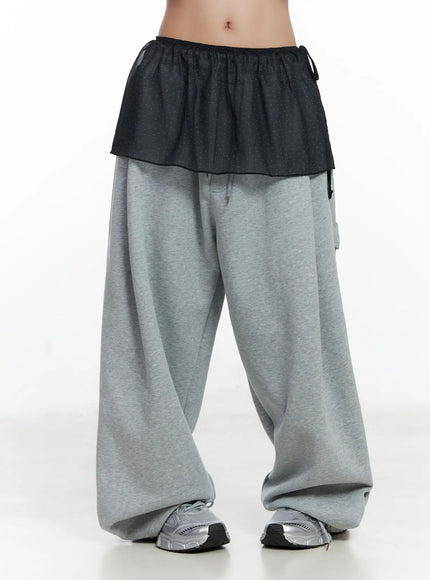 Sheer Polda Dot Mini Wrap Skirt CJ530