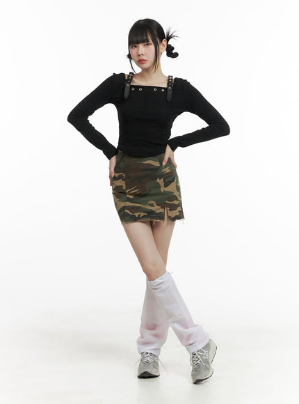 solid-buckle-cropped-long-sleeve-om426