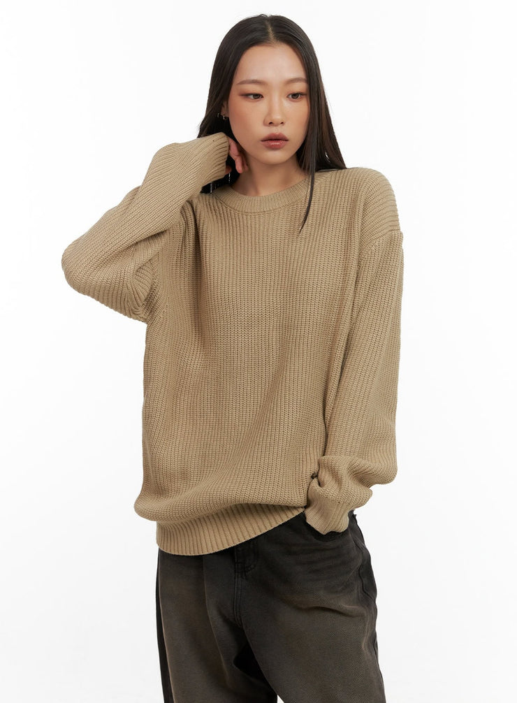 cozy-knit-oversized-sweater-co424 / Beige