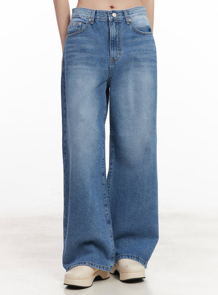 Lili Washed Wide-Leg Jeans CM512