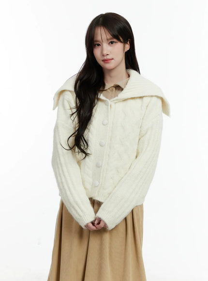 sailor-collar-cable-knit-cardigan-cd523