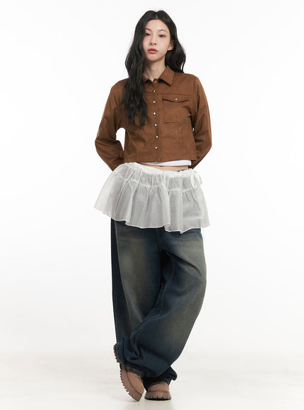 suede-collared-long-sleeve-crop-shirt-cf513