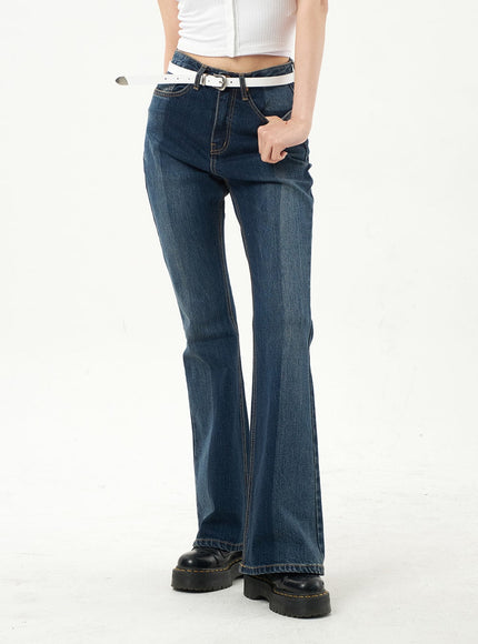 Dark Wash Bootcut Jeans CA328