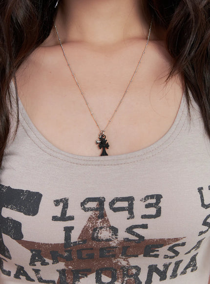 double-cross-pendant-necklace-cl522