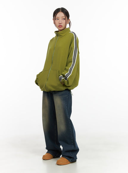 side-stripe-oversized-sweatshirt-jacket-unisex-cg423
