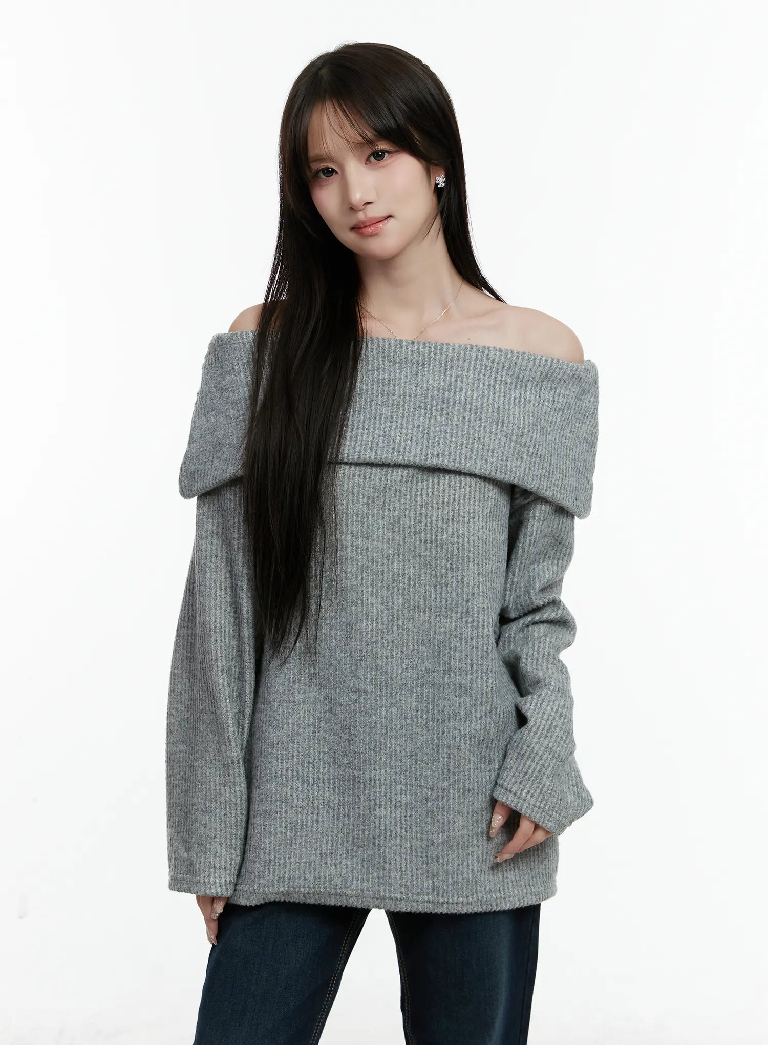 fleece-ribbed-off-shoulder-knit-top-cd523