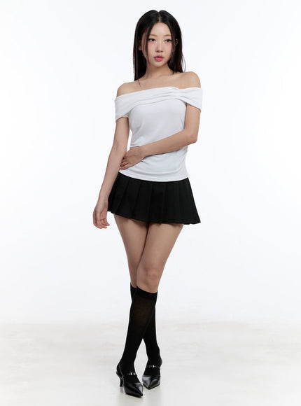 pleated-buttoned-mini-skirt-iu503