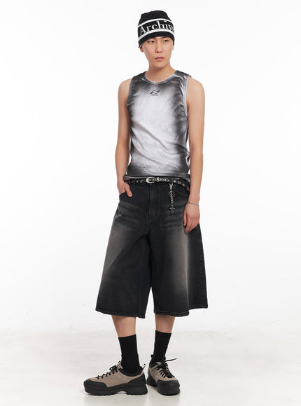 mens-washed-cotton-logo-tank-top-iy505