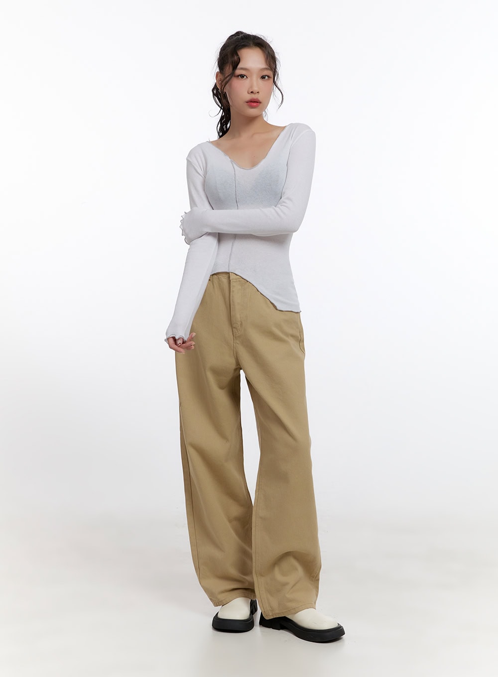 asymmetric-slim-fit-blouse-cn421