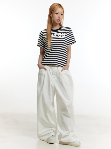 striped-patch-cotton-t-shirt-cy505