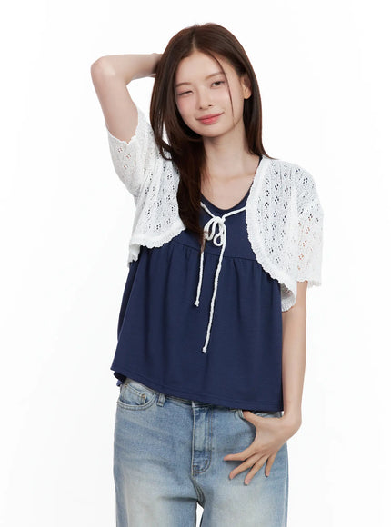 short-sleeve-knit-bolero