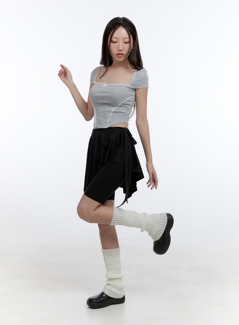 asymmetrical-wrap-solid-skort-cg413