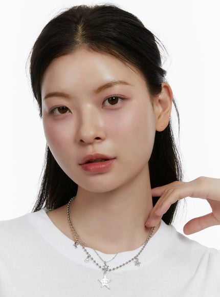 layered-star-charm-necklace-f502