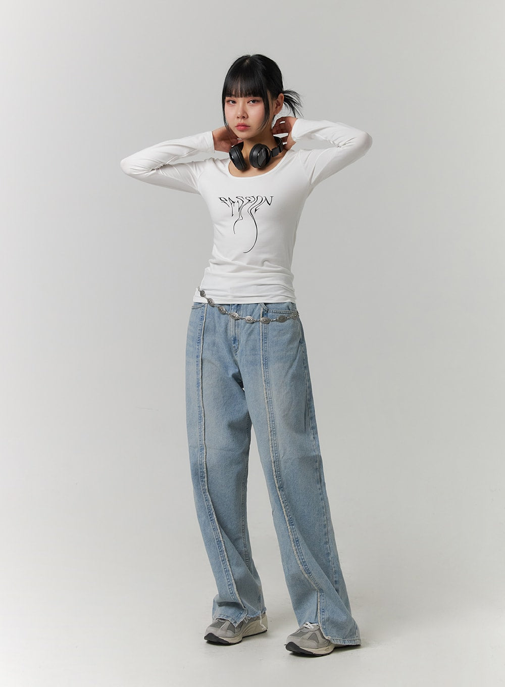 mid-waist-wide-leg-denim-stitching-jeans-cj419