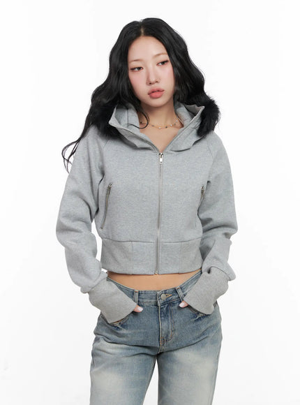 slim-fit-fleece-fur-hoodie-cn514