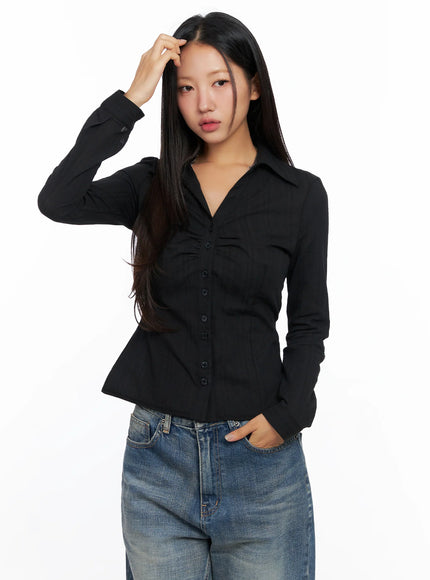 shirred-long-sleeve-shirt-co514