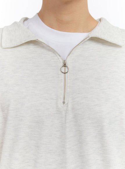 Men's Essential Half-Zip Sweatshirt IF528