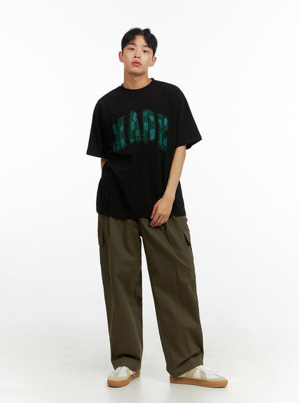 mens-solid-cargo-pants-dark-green-iu412