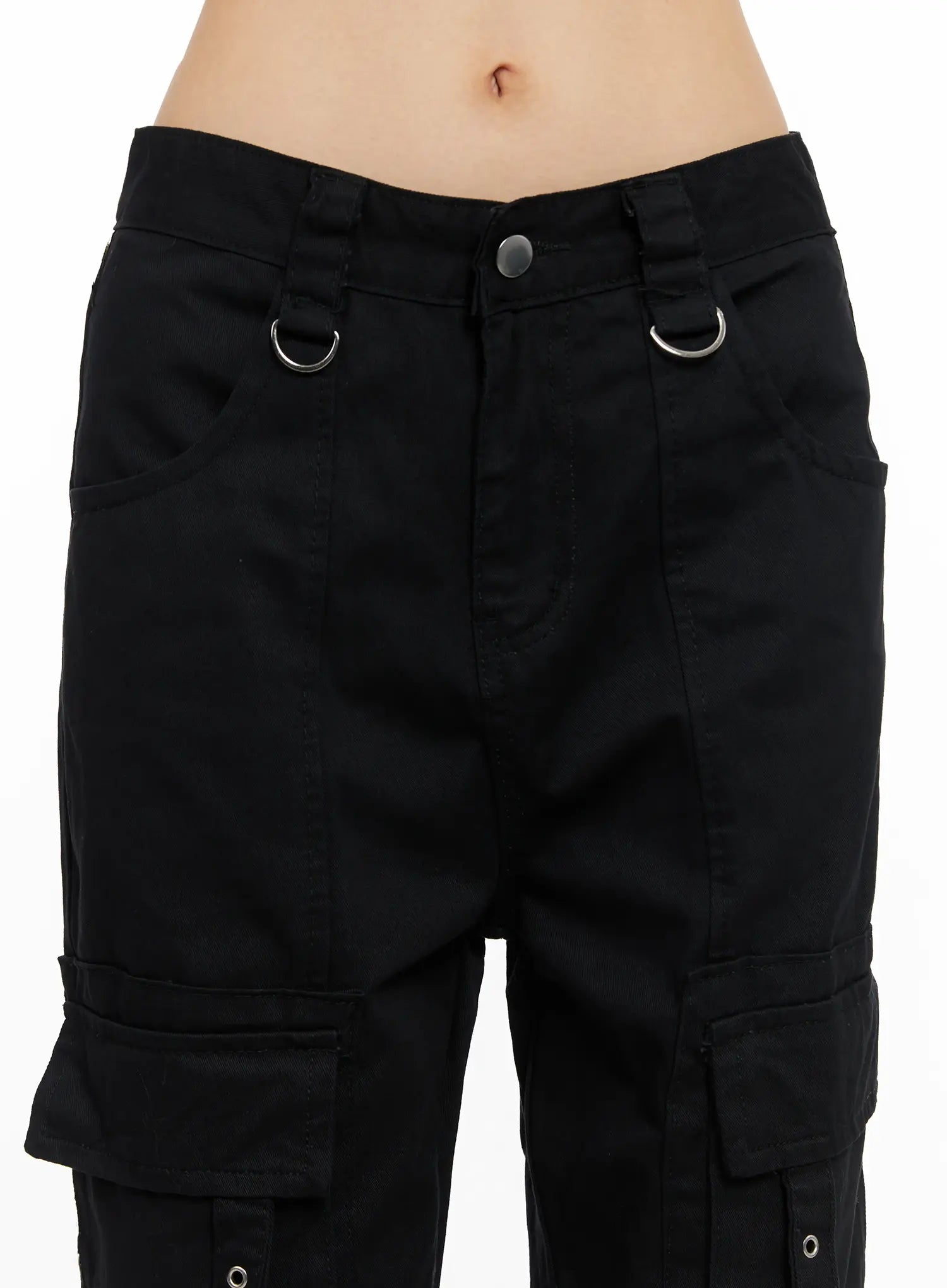 strap-utility-flare-trousers-co528