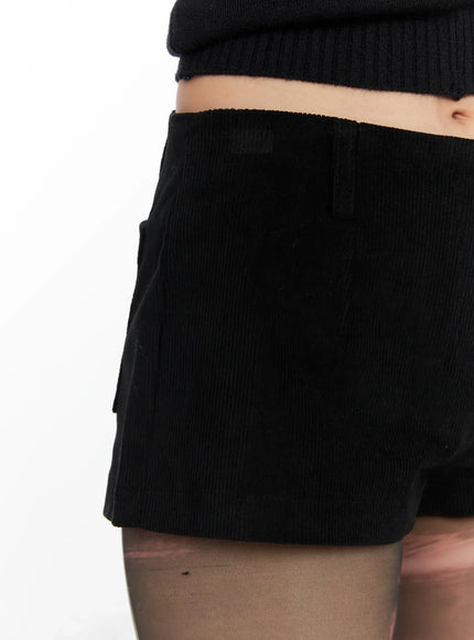 trendy-corduroy-low-rise-shorts-cn528