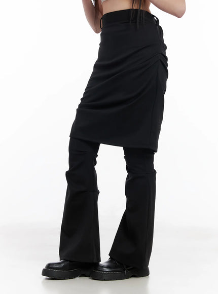 Layered Skirt Pants CM512