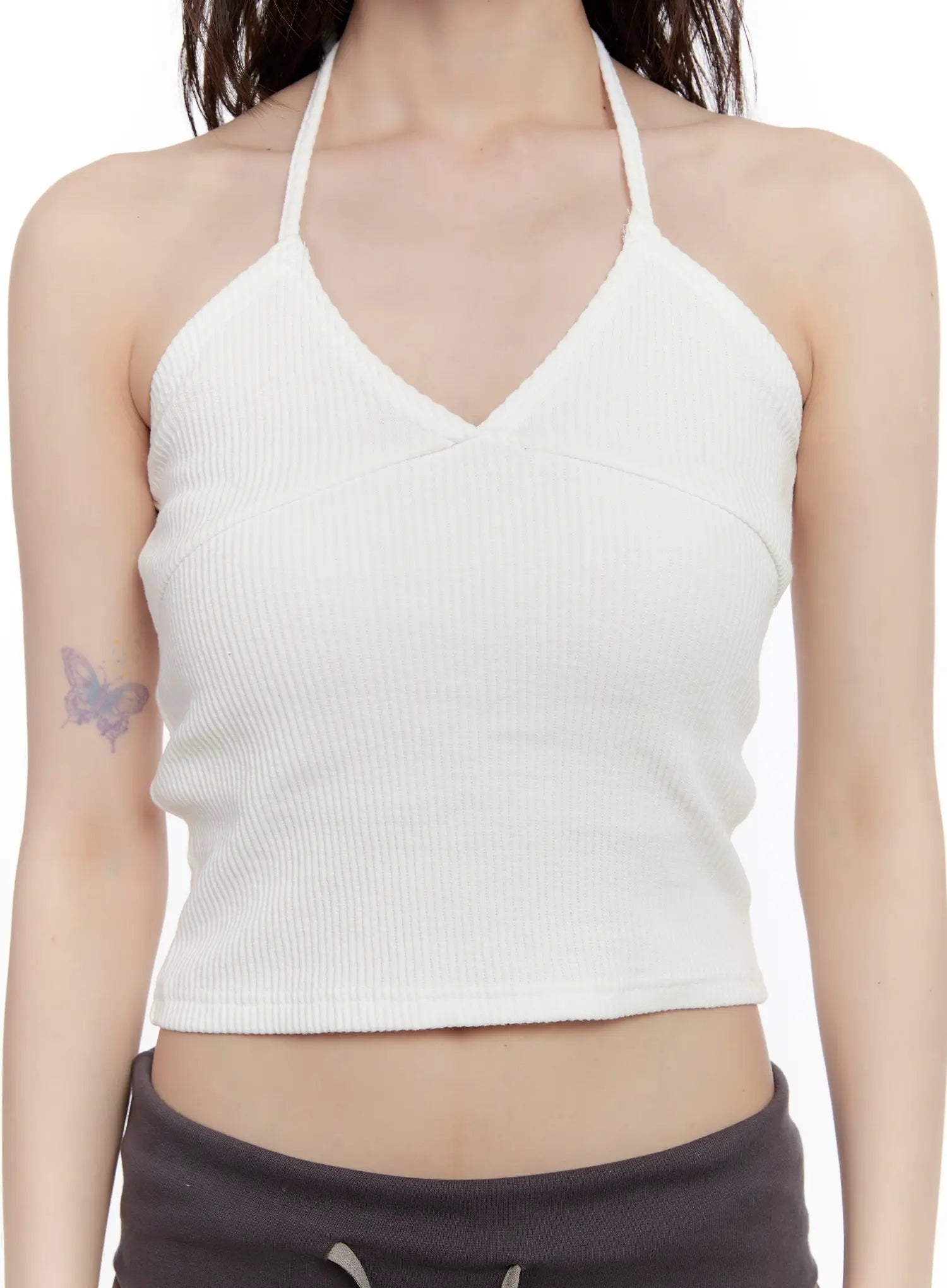 basic-v-neck-halter-tank-cl507