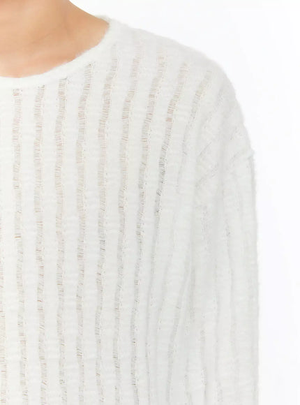 Men's Simple Ribbed Long Sleeve Tee IN525