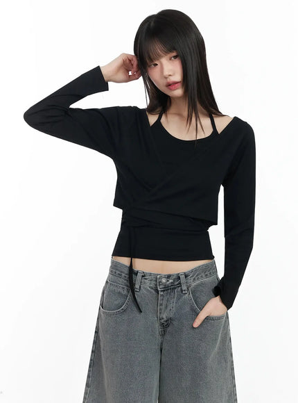 Tank and Wrap Cardigan Set IM530