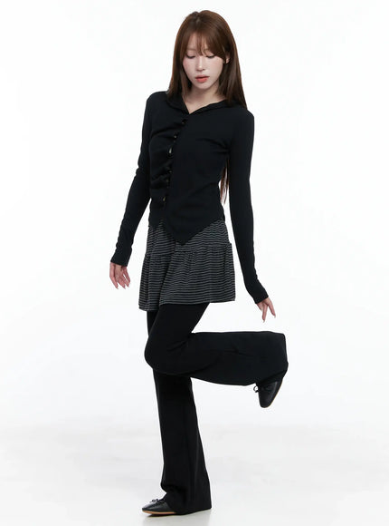 striped-layered-skirt-pants-cs501