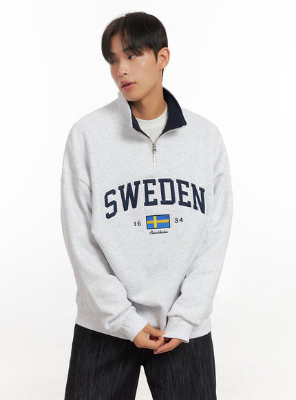 mens-embroidered-half-zip-up-sweatshirt-id406