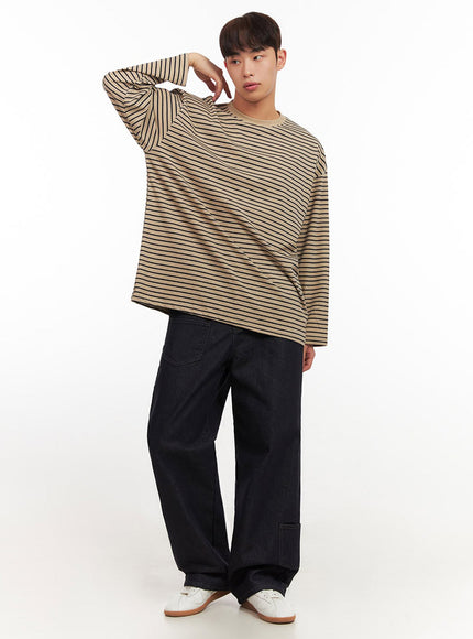 Men's Pocket Detail Denim Pants IF517