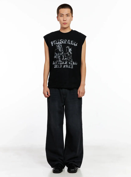 Men's Mustang Graphic Muscle Tee IG511