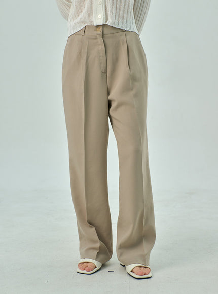 Wide Basic Tailored Pants OY310
