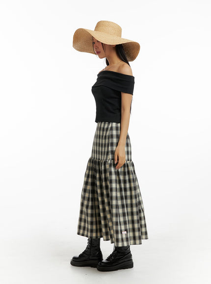 plaid-flare-maxi-skirt-im404