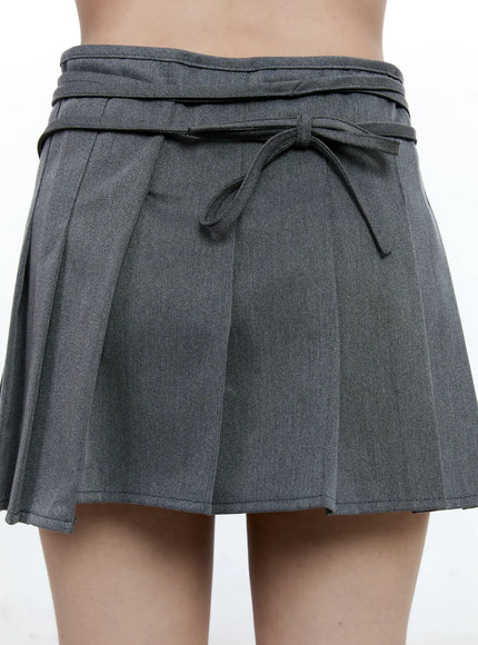 pleated-wrap-mini-skirt-cg511